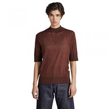 T-shirt G-Star A Maniche Corte Chocolate Lab XS