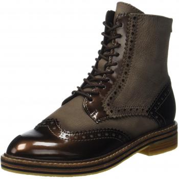 Marco Tozzi Premio Damen 25256 Combat Boots, Braun