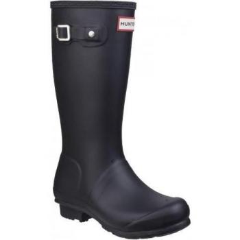 Schwarze Hunter Original Gummistiefel für Kinder 13 UK
