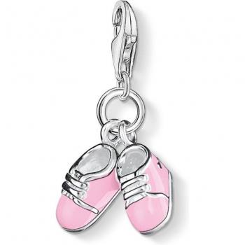 Colgante de Plata Zapato de Bebé Rosa Thomas Sabo