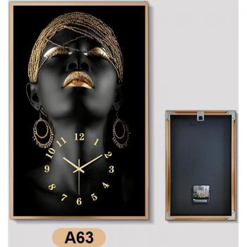 Reloj de Pared con Diseño Africano