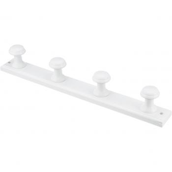 Perchero de Madera Lacado Blanco Brinox para Decoración del Hogar