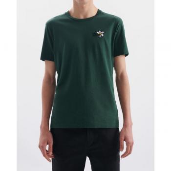 Camiseta Loreak Mendian T-Shirt Ts Marga Dark Green