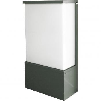 Lanterna a muro per esterni in alluminio nero, modello Falò Garden Deluxe