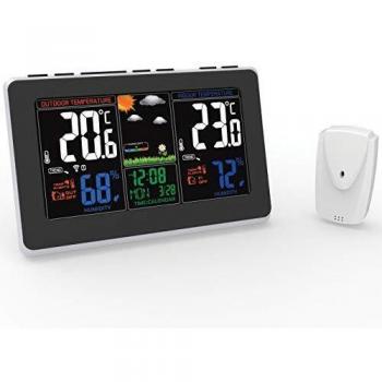 Temperatura Interna/Esterna Swiss GO 657PC Stazione Meteorologica con Orologio