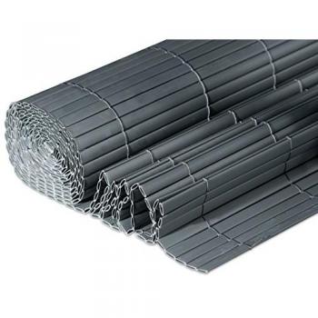 WINDHAGER Sichtschutzzaunmatte, 3 m, aus PVC, anthrazit