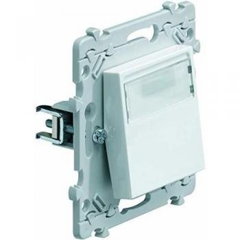 Bouton poussoir inverseur porte étiquette 10A Hager Essensya
