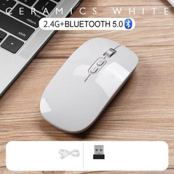Ratón Bluetooth 5.0 delgado y recargable con 3 DPI