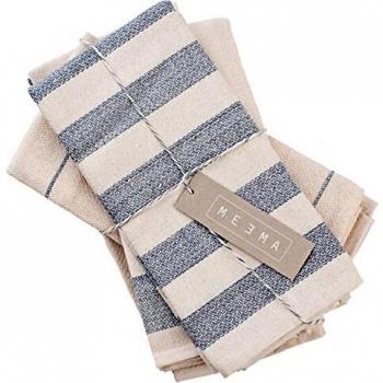 Upcycled Denim & Cotton Dish Cloths – Set of 4