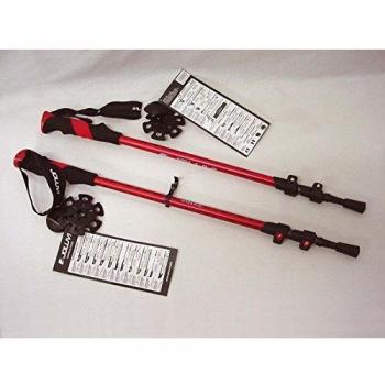 Joluvi Naranjo Walking Poles Red/Black 65-135 cm