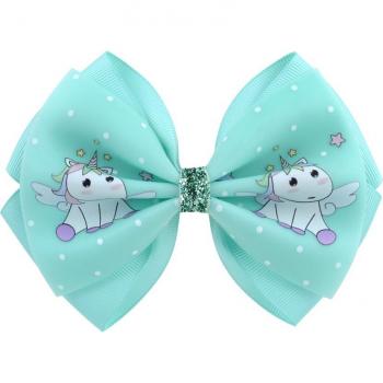 Boutique Artisanale: Nœud Licorne Coloré 5 – Accessoire Capillaire