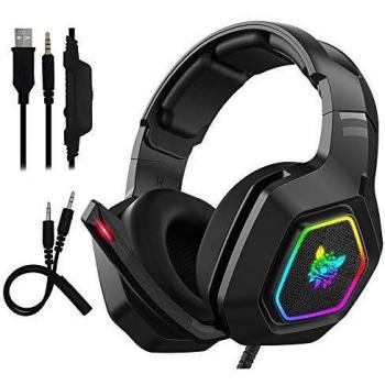 Maxesla Gaming Headset 3.5mm per Laptop e Smartphone