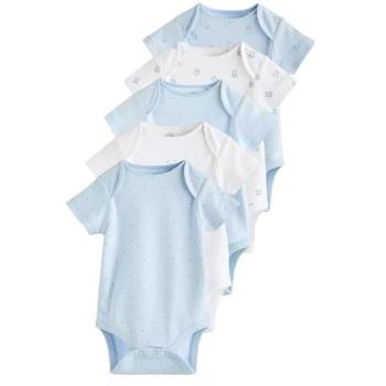 Infant Next Outfit Blu & White
