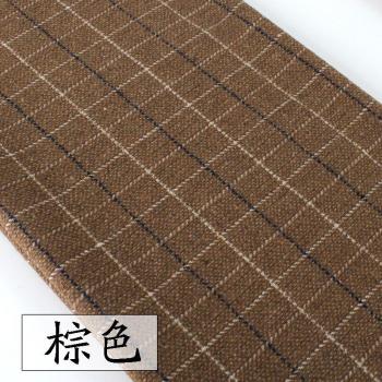 Thickened Plaid Wool Fabric for DIY, 50cm x 150cm
