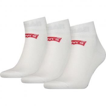 Calcetines Tobilleros Levi's Pack de 3 Blancos