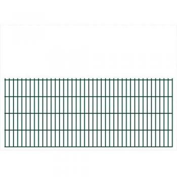 VidaXL 2D Outdoor Garden Fence Panel 2008x830 mm 6m Green Field Enclosure