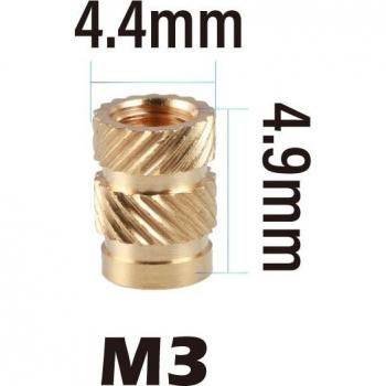 Mellow SL-Type Double Twill Knurled Brass Nut