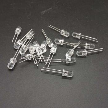 100pcs 3mm 5mm Purple UV Wide Angle LED