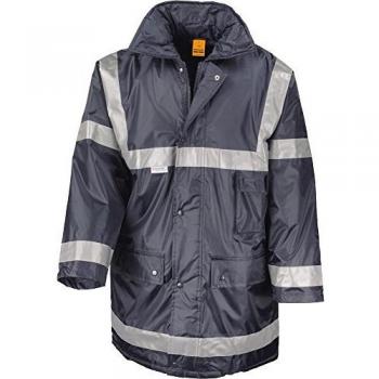Navy Work-Guard Management Coat L by Result