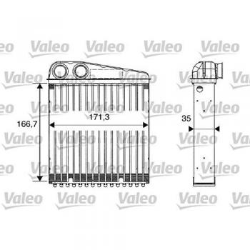 Échangeur de chaleur Valeo 812250 pour Nissan Evalia