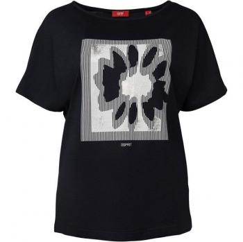 Esprit Women's Basic Black T-Shirt