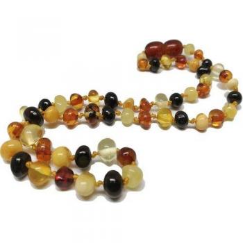RainbowAmber Baby Necklace