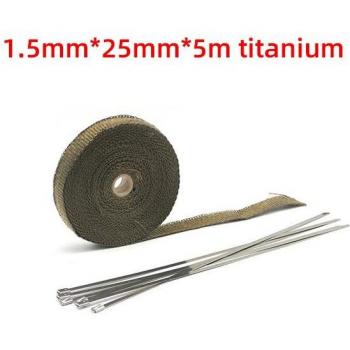 Heat Resistant Exhaust Tape for Motorcycles 2.5cm x 5M/10M/15M