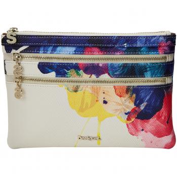 Cartera Desigual Mone_corel, Blanco, 1x15.5x22.5 cm