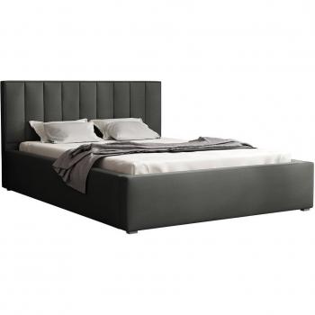 Pomona 111 Doble Gris 180x200 Con Tapizado y Somier 200x223x93 cm