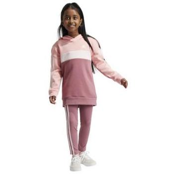Adidas Meisjes Hoodie en Legging Set Tiberio 3-Stripes Colorblock