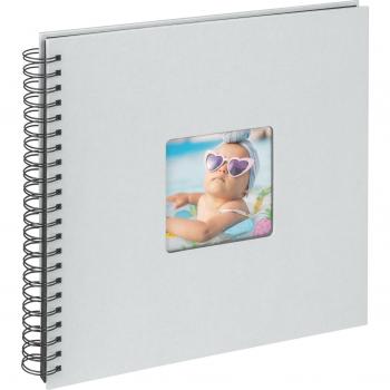 Walther Fun Babyalbum Hellblau 30x30 cm mit 50 schwarzen Seiten