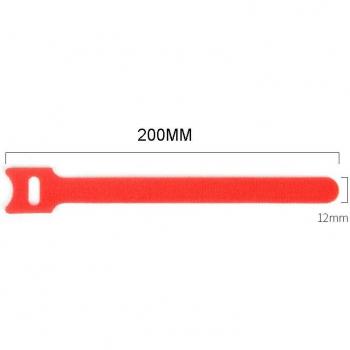 Bridas Reutilizables para Cables Tipo T, 20 Piezas, 15/20CM