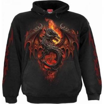 Sudadera Unisex Infernal Duel con Capucha Spiral