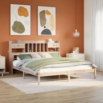 Mesa-Cama Pino 180x200 com Suporte de Madeira