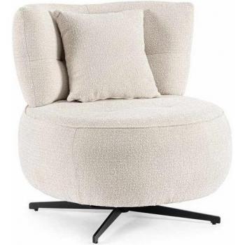 Bizzotto Sessel Gonnie, drehbar und gepolstert