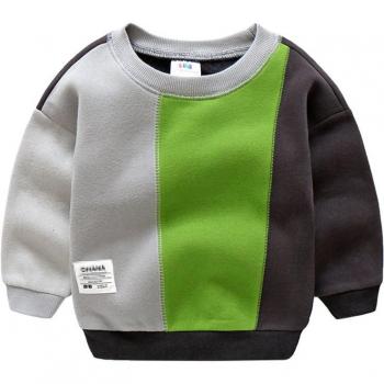 Sudadera de terciopelo para bebés y niños de 2 a 11 años, manga larga, colores de temporada, Otoño Invierno