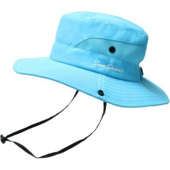 Summer Outdoor Ponytail Hat for Kids