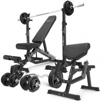 Marbo Sport MS33_2.0: Banco y Pesas 113 kg
