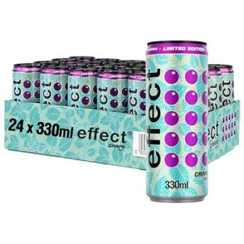 Effect Grape Mint Energy Drink 0,33 Liter Dose, 24er Pack