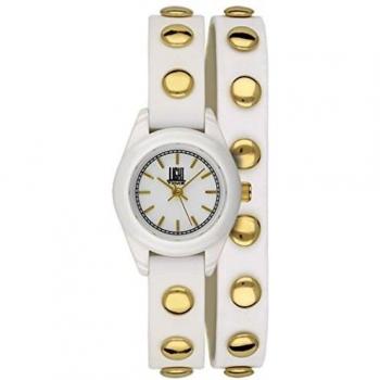 Orologio Light Time Bianco con Studs