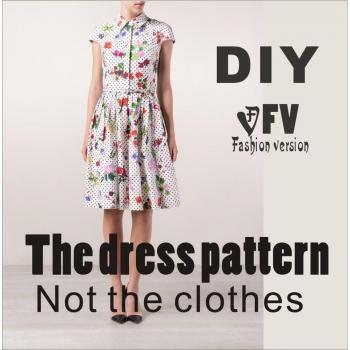 DIY Women's Dress Sewing Pattern BLQ-66