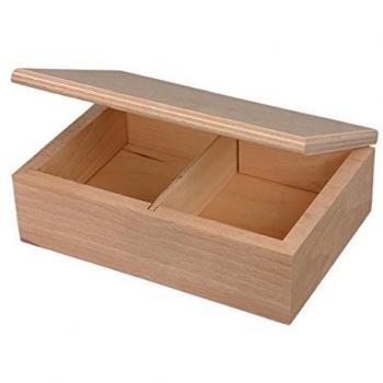 Baule Decorativo in Legno – 17x11x6 cm