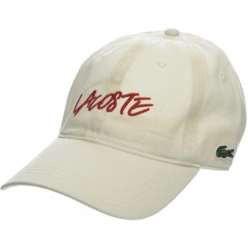 Lacoste L!VE RK5482, Casquette Souple Homme, Blanc