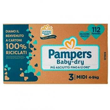 Pampers Baby-Dry 2 Midi, 112 Pezzi