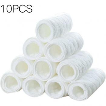 Couches-culottes pour bébé, 10 pièces, 3 couches, lavables en coton