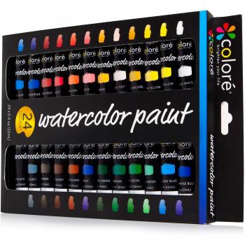 Colore Kunstwerk Wasserfarbenpaket – 24 hochwertige Töne