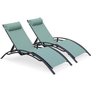 Prendisole Sweeek 2x Letti in Alluminio Textilene