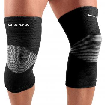 Mava Sports Dual‑Fit Knee Sleeve Set for Gym, Squats & Pain Relief