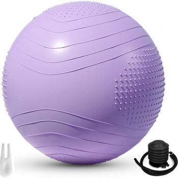 Balle Pilates haute densité avec revêtement anti-dérapant