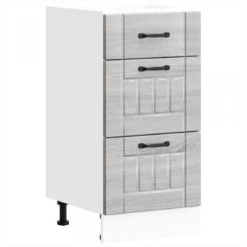 Modello Lucca Base da Cucina – Grigio Sonoma – Legno Multistrato